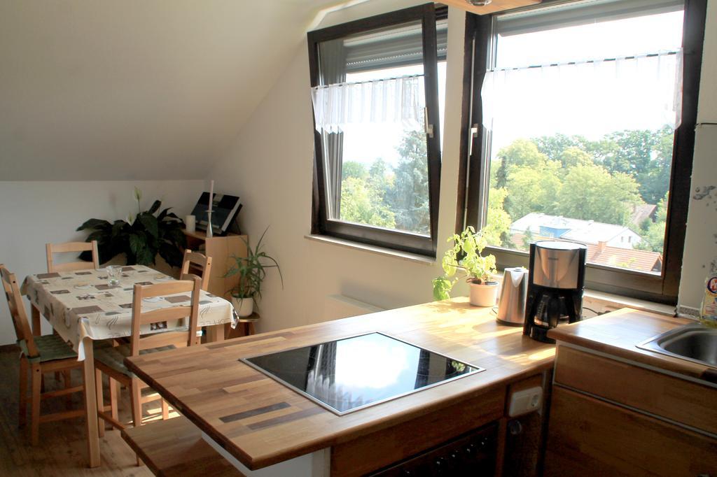 Apartment Bergblick Bischberg Bei Bamberg Exterior foto
